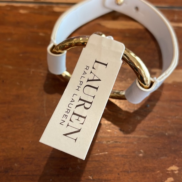 Ralph Lauren white and gold ring bracelet - Picture 2 of 9